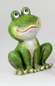 Frosch Figur 30 x 38 cm sitzend